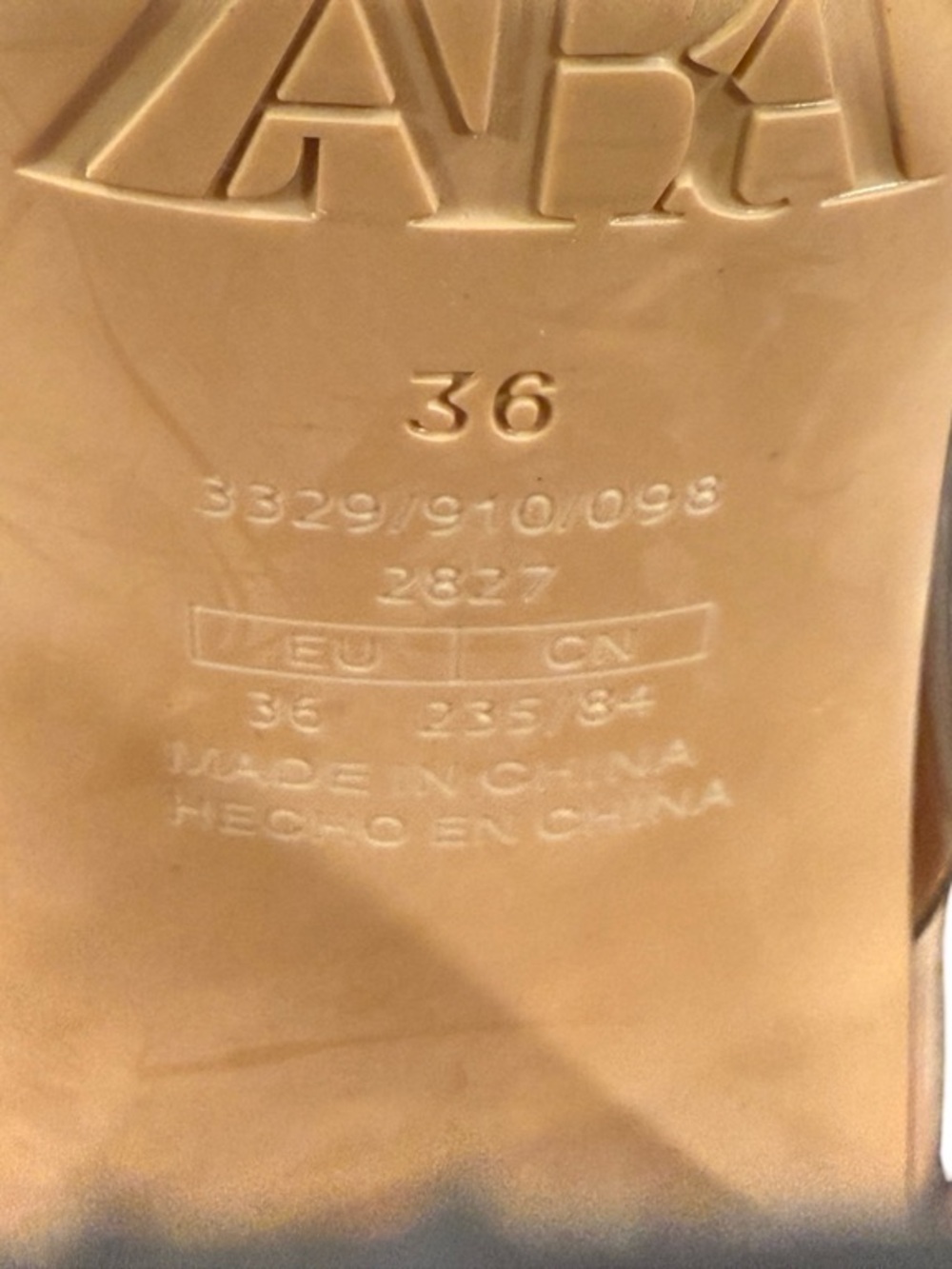 ZARA Nude Patent & Clear PVC Block Heel Mules - Picture 13 of 16